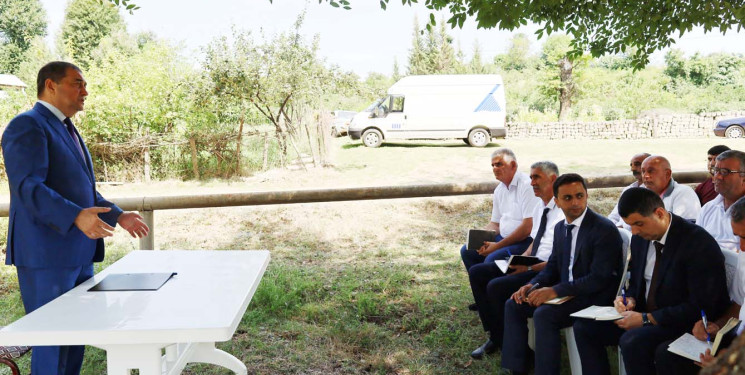 Səlivə kəndində səyyar qəbul və görüş